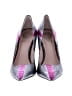 Vince Camuto 100% Leather Color Block Purple Heels Size 6 1/2 - photo 2