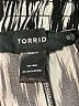 Torrid 100% Rayon Chevron-herringbone Silver Casual Pants Size 3X Plus (3) - photo 4