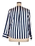 Apt. 9 100% Polyester Stripes Blue 3/4 Sleeve Blouse Size XXL - photo 2