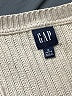 Gap 100% Cotton Stripes Ivory Pullover Sweater Size Med Petite - photo 7