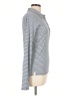 Chance Stripes Multi Color Gray Long Sleeve Top Size L - photo 4