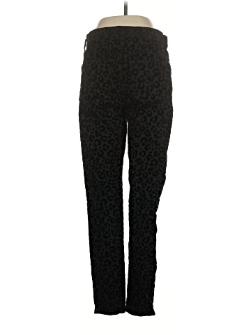Madewell 9" Mid-Rise Skinny Jeans: Flocked Leopard Edition (view 2)