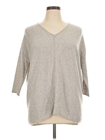 Pure Amici Cashmere Pullover Sweater (view 1)