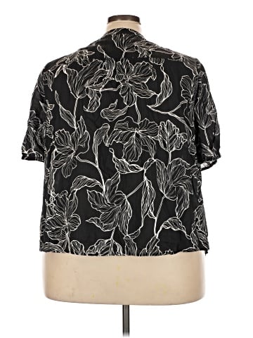 Slim Factor by Investments Short Sleeve Blouse (view 2)