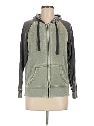 Essentials by Full Tilt Zip Up Hoodie (view 1)