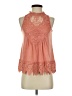 No Boundaries Orange Sleeveless Blouse Size S - photo 1