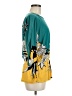 Tahari Teal 3/4 Sleeve Blouse Size M - photo 4