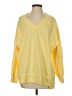 American Color Block Yellow Pullover Sweater Size S - photo 1