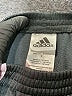 Adidas 100% Polyester Gray Track Pants Size 7 - photo 3