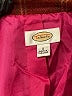 Talbots 100% Wool Plaid Burgundy Wool Blazer Size 2 - photo 6