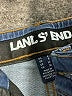 Lands' End Chevron-herringbone Blue Jeans Size 4 - photo 7