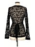 Moda International Black Long Sleeve Blouse Size L - photo 2