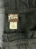 Tea 100% Cotton Solid Black Cargo Shorts Size 8 - photo 3