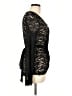 Moda International Black Long Sleeve Blouse Size L - photo 4