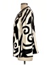 St. John 100% Polyester Animal Print Ivory Coat Size L - photo 5