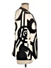 St. John 100% Polyester Animal Print Ivory Coat Size L - photo 4