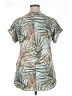 Cupio Tropical Teal Short Sleeve Top Size L - photo 2