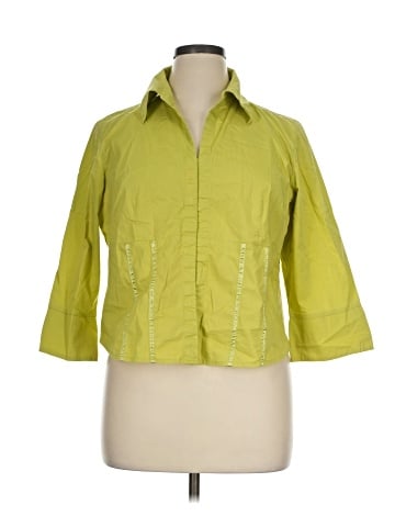 Cato 3/4 Sleeve Button-Down Shirt (view 1)