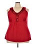 Gitano Red Sleeveless Blouse Size 22 - 24 - photo 1