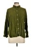 Old Navy Solid Green Long Sleeve Button-Down Shirt Size L - photo 1