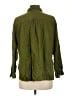 Old Navy Solid Green Long Sleeve Button-Down Shirt Size L - photo 2
