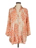 CAbi 100% Polyester Orange Casual Dress Size M - photo 1