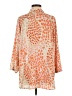CAbi 100% Polyester Orange Casual Dress Size M - photo 2