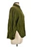 Old Navy Solid Green Long Sleeve Button-Down Shirt Size L - photo 4