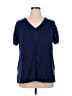LIVI Active Blue Short Sleeve Blouse Size 14 - 16 - photo 1