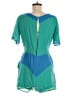 Cory Color Block Teal Romper Size M - photo 2
