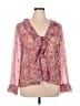 JM Collection 100% Polyester Pink 3/4 Sleeve Blouse Size 16 - photo 1