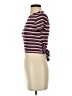 Moa Moa Stripes Red Short Sleeve Turtleneck Size S - photo 5
