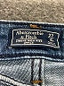 Abercrombie & Fitch Solid Blue Jeans Size 27 waist - photo 7