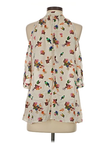 Nicole Miller Artelier Sleeveless Silk Top (view 2)