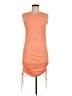 Venus Solid Orange Cocktail Dress Size M - photo 1