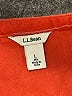L.L.Bean Orange Long Sleeve Blouse Size L - photo 7