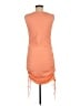 Venus Solid Orange Cocktail Dress Size M - photo 2