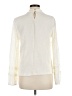 Madewell Ivory Weavemix Mockneck Bubble-Sleeve Top Size M - photo 2