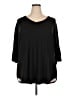 Terra & Sky Black 3/4 Sleeve Top Size 2X - photo 1