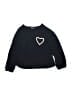 Zara Hearts Black Pullover Sweater Size 3 - photo 1