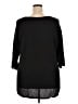 Terra & Sky Black 3/4 Sleeve Top Size 2X - photo 2