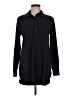 Lyssé Black Long Sleeve Button-Down Shirt Size M - photo 1