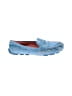 White Mountain 100% Leather Blue Flats Size 8 1/2 - photo 1
