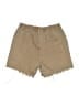 Aerie Solid Tan Khaki Shorts Size XXS - photo 2
