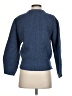 Apiece Apart 100% Wool Solid Blue Wool Pullover Sweater Size S - photo 2