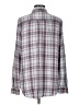 Mossimo Supply Co. 100% Rayon Plaid Gray Long Sleeve Button-Down Shirt Size L - photo 2
