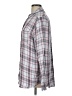 Mossimo Supply Co. 100% Rayon Plaid Gray Long Sleeve Button-Down Shirt Size L - photo 5