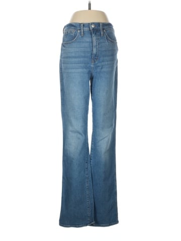 Madewell Tall '90s High-Rise Bootcut Jeans in Edgewood Wash (view 1)