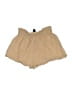 Shein Solid Tan Khaki Shorts Size 12 - photo 2