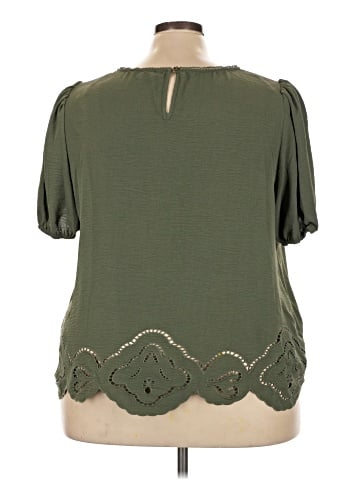 Adrianna Papell Short Sleeve Blouse (view 2)